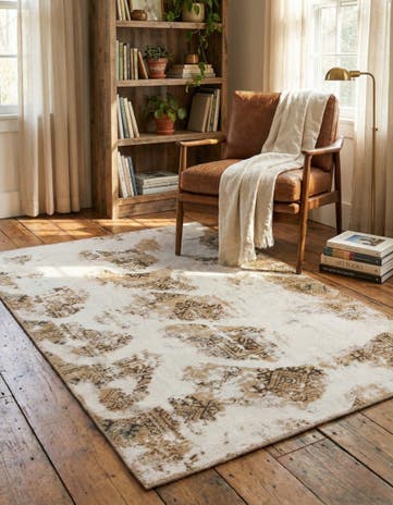 3' 9 x 5' 10 Hand Knotted Ultra Vintage Persian Wool Rug