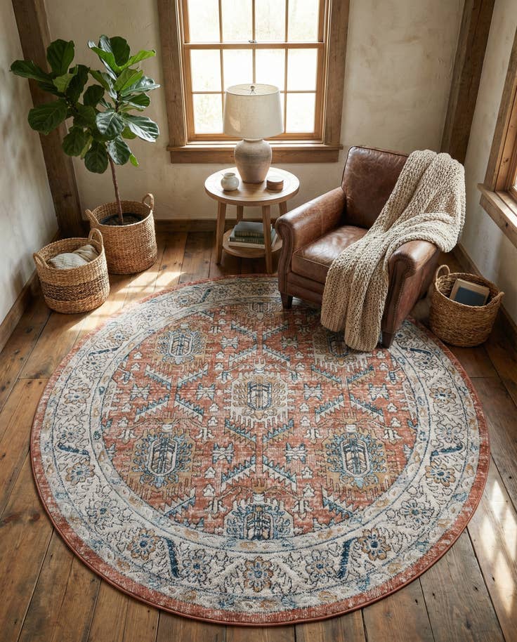 Detail image of 7' x 7' Nyla Round Rug