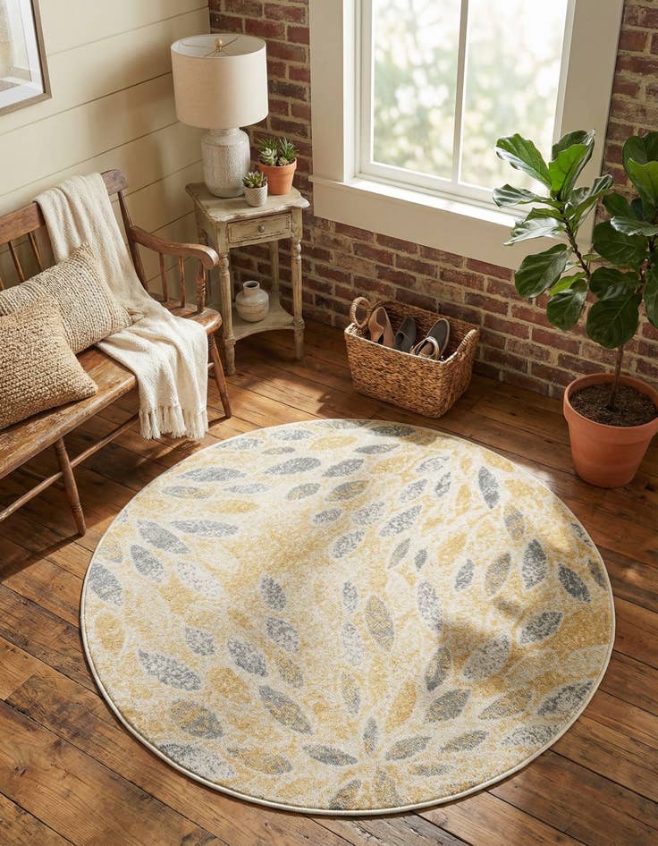 Detail image of  4' 1 x 4' 1 Charleston Round Rug