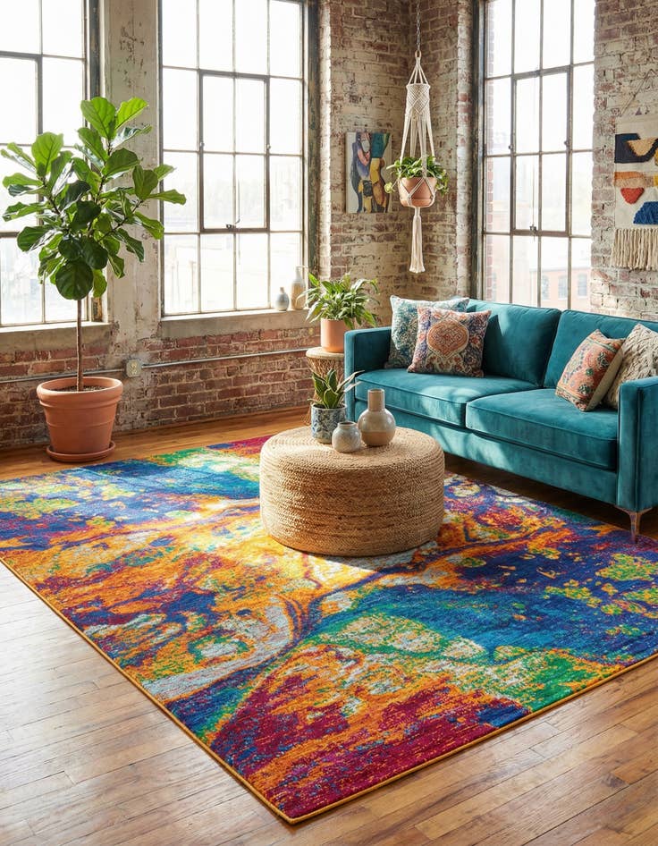 Detail image of 9' 10 x 14' Calypso Rug