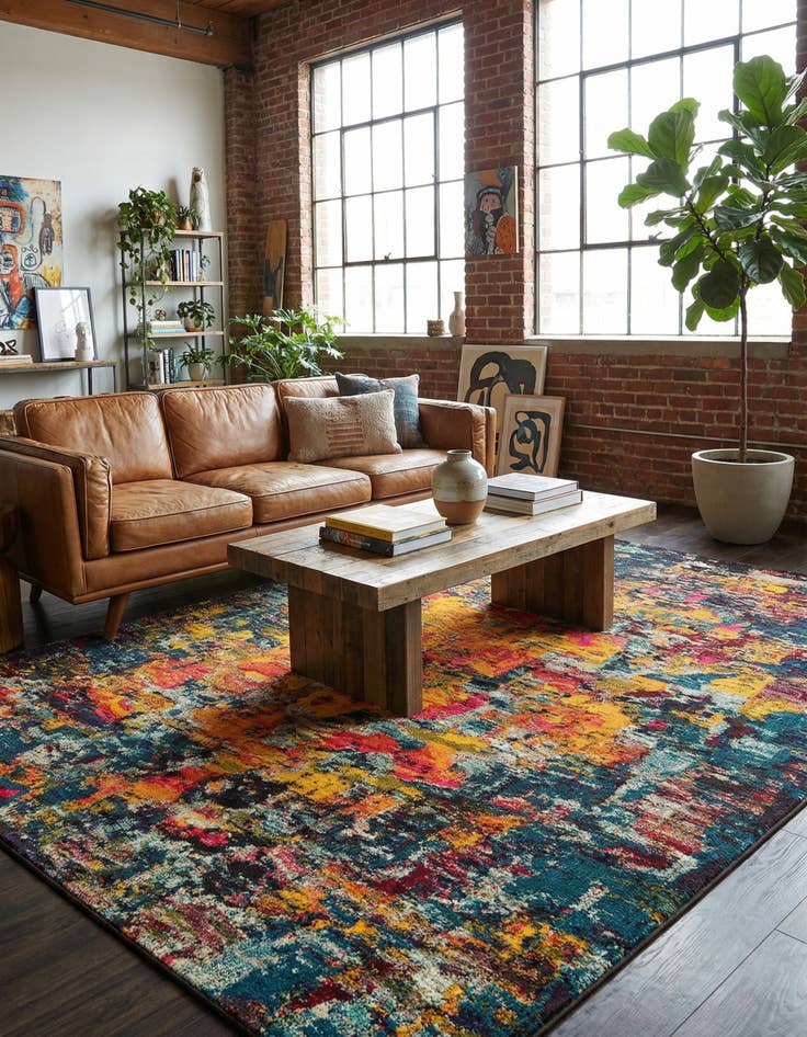 Detail image of 9' x 12' 2  Washable Casablanca Rug