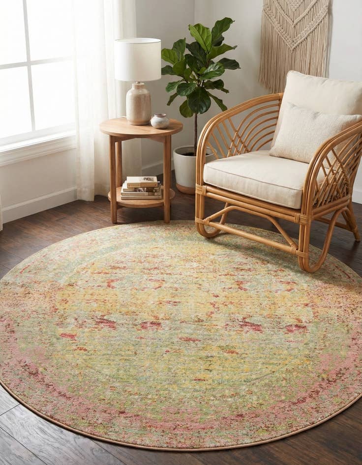 Detail image of 6' x 6' Alexis Round Rug