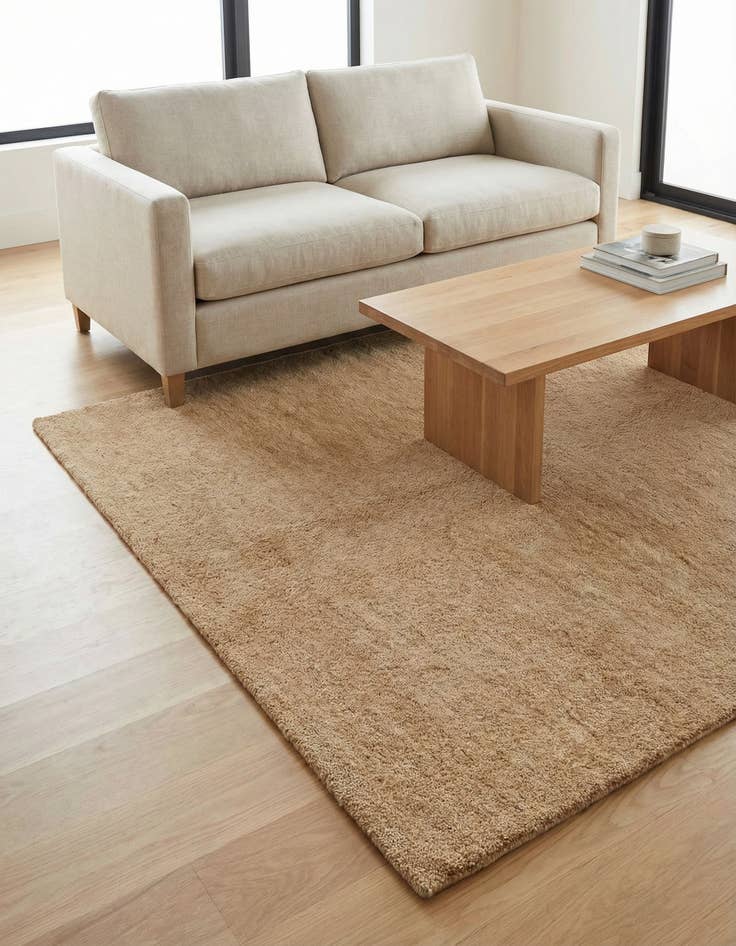 Detail image of 4' 10 x 6' 5 Hand Knotted Kashkuli Gabbeh Wool Rug