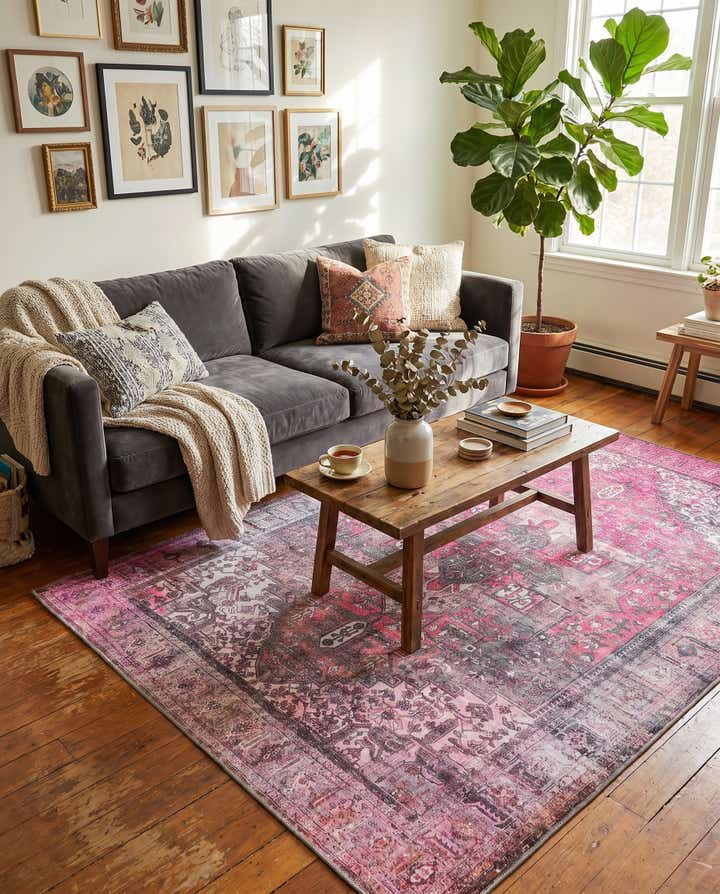 5' x 8' Washable Timeless Rug