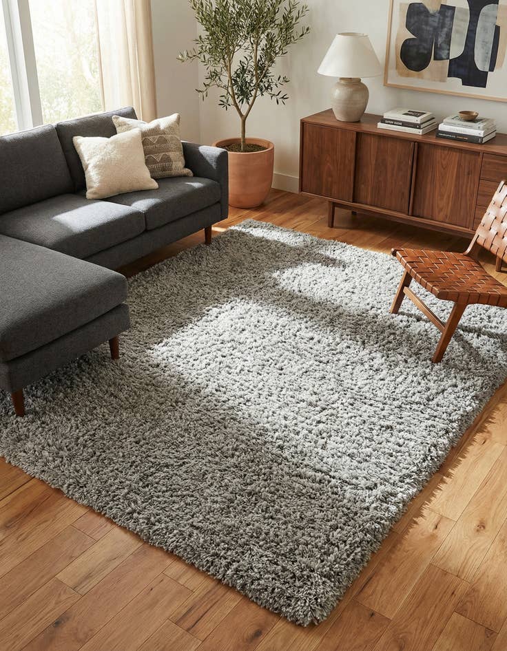 Detail image of 5' x 8' Infinity Shag Rug