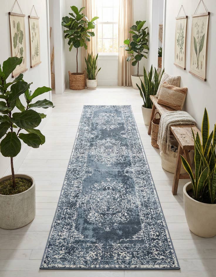 Detail image of 2' 7 x 12' Oxford Runner Rug