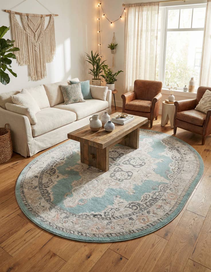 Detail image of 7' 10 x 10' Parker Oval Rug