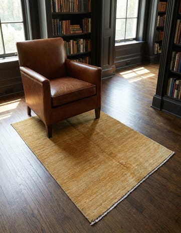 3' 7 x 4' 9 Hand Knotted Ultra Vintage Persian Wool Rug