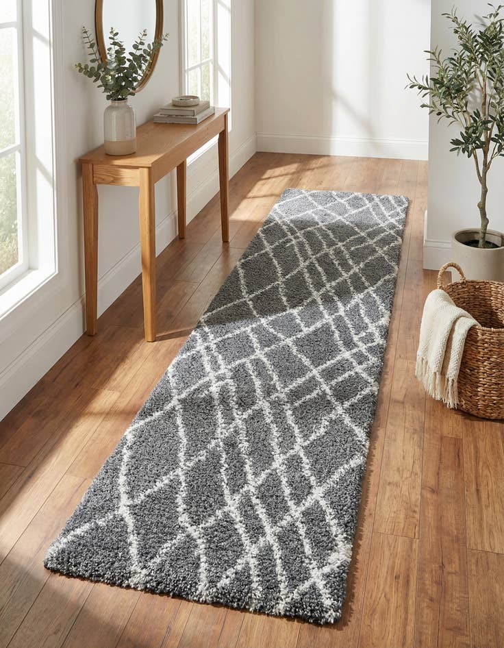 Detail image of 2' 7 x 10' Soft Touch Shag Runner Rug