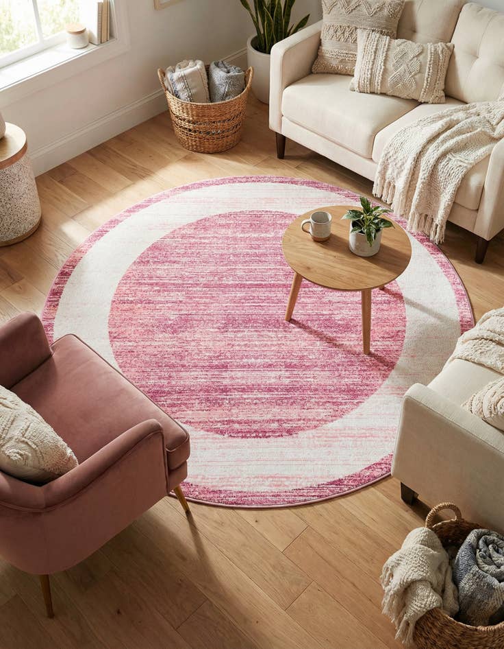 Detail image of 5' 3 x 5' 3 Uptown Yorkville Round Rug