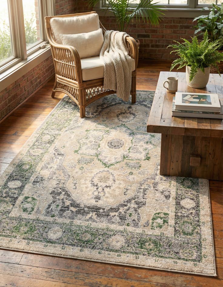 Detail image of 5' x 8' Madeline Vintage Rug