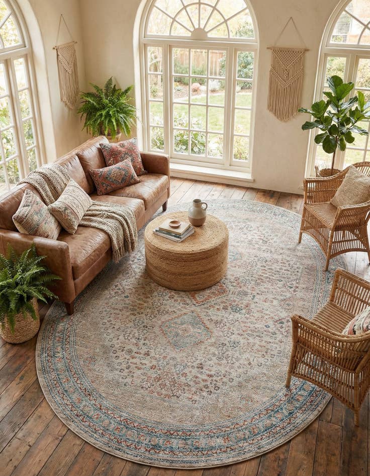 Detail image of 7' 10 x 10' 2 Newport Oval Rug