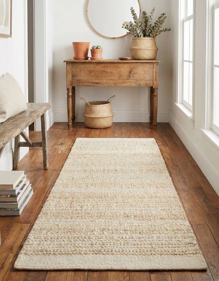 Detail image of 2' x 5' 1  Hand Woven Lariat Runner Rug