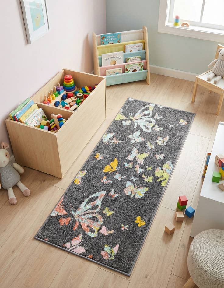Detail image of 2' 2 x 5' Whimsy Kids Runner Rug