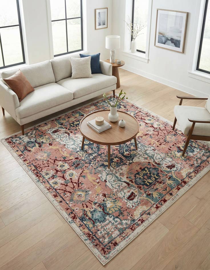 Detail image of 8' x 8' Charleston Square Rug