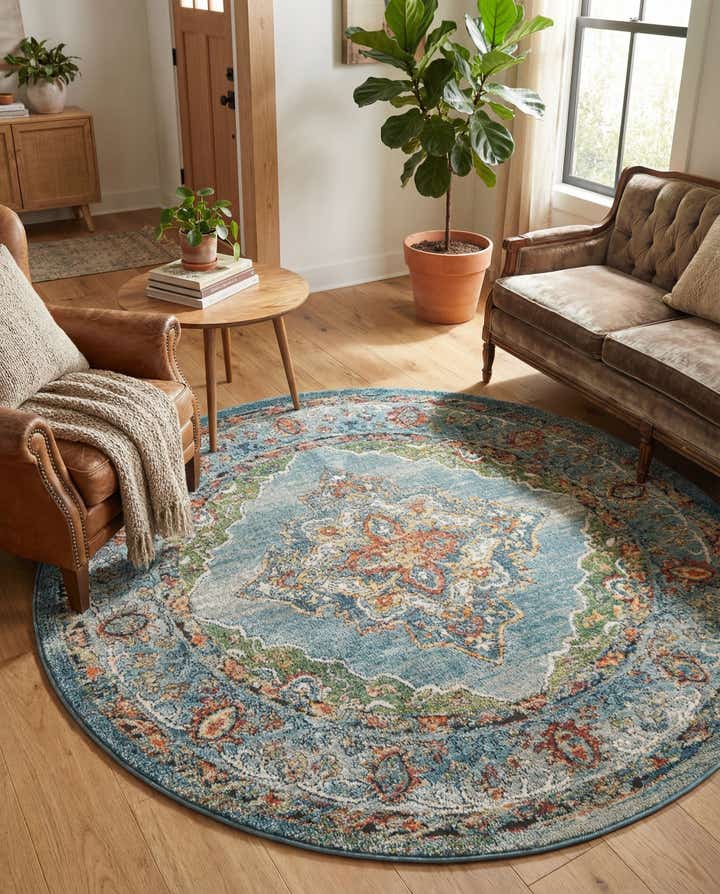 5' x 5' Isabella Round Rug