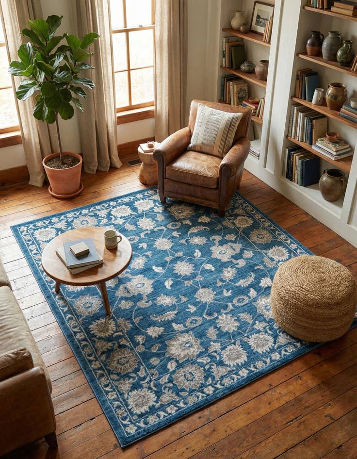 Detail image of 7' 10 x 7' 10 Boston Square Rug