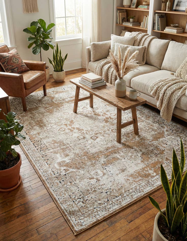 Detail image of 5' 3 x 8' Eliza Rug