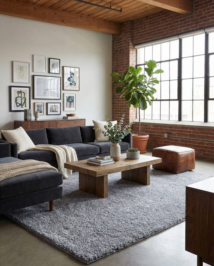 Detail image of 9' x 12' Zermatt Shag Rug