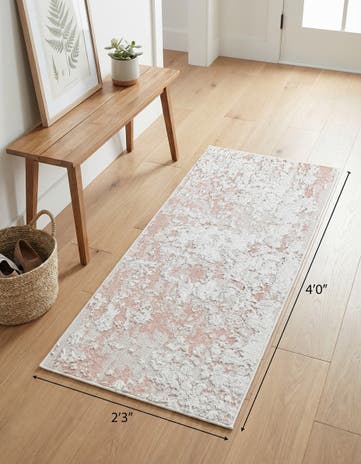 Pink Abbey Runner Rug