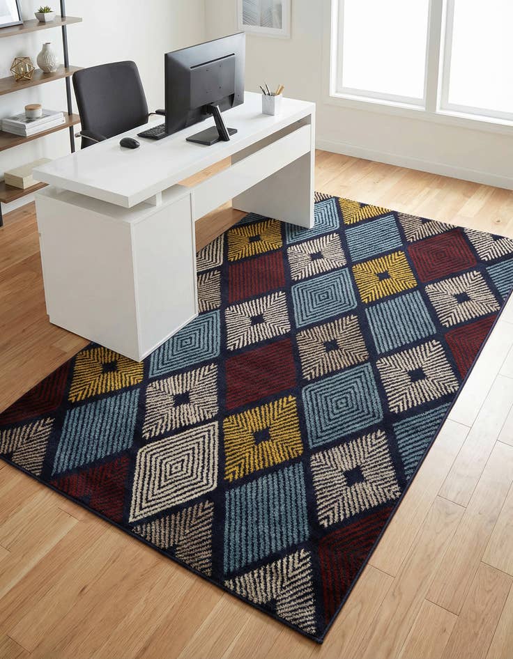 Detail image of 4' 1 x 6' 1 Laguna Rug