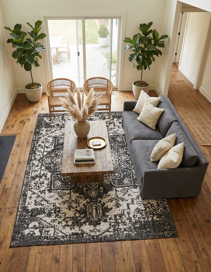 Detail image of  7' 10 x 10'  Washable Jill Zarin Dubai Indoor / Outdoor Rug