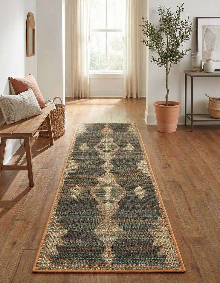 Detail image of 2' x 6' Easy-Clean Baja Indoor / Outdoor Runner Rug