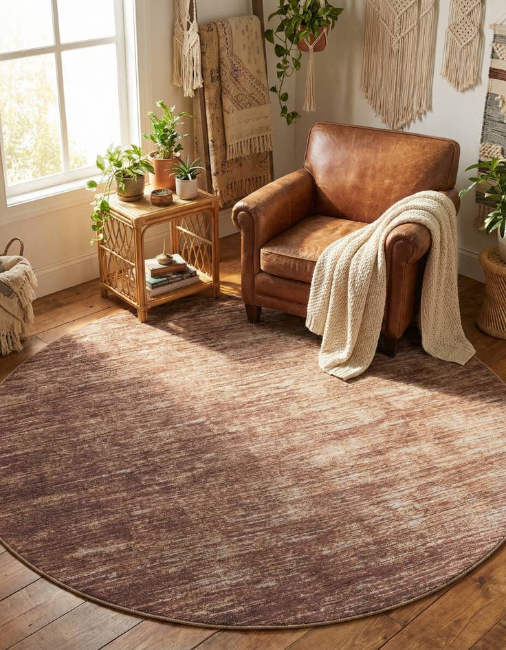 Detail image of 7' 7 x 7' 7 Asha Round Rug