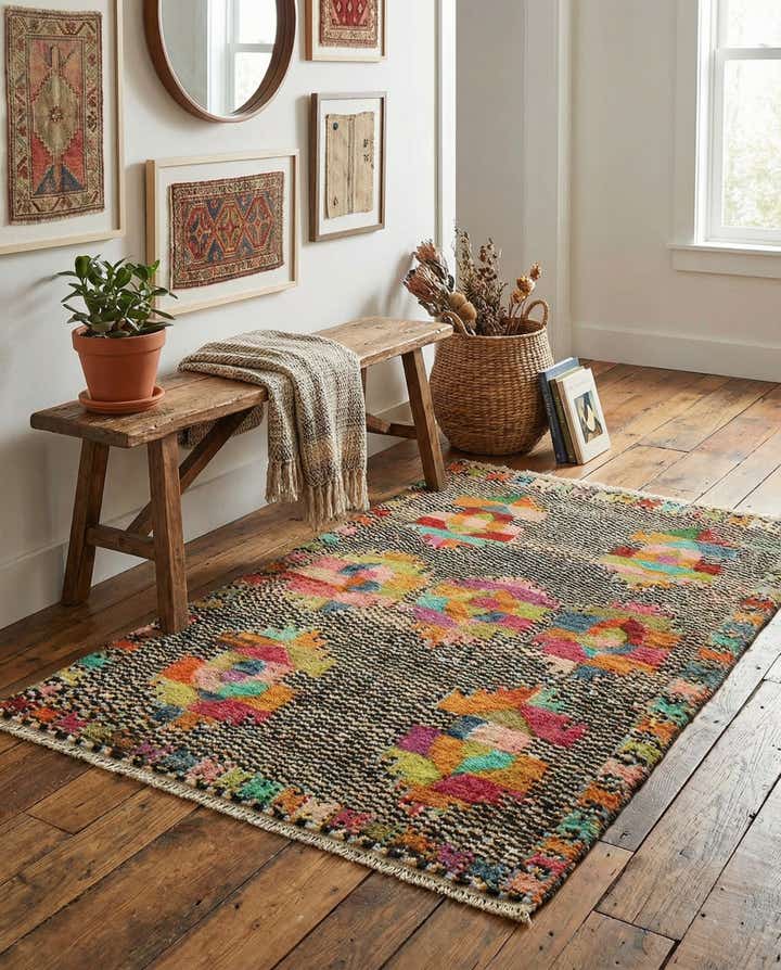 2' 8 x 4' 2 Hand Knotted Balouch Wool Rug