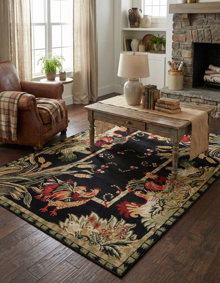 Detail image of 4' x 6' Country Rug