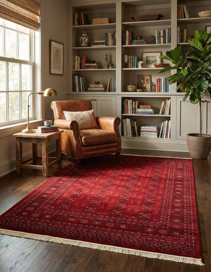 Detail image of 5' 3 x 8' Bokhara Rug