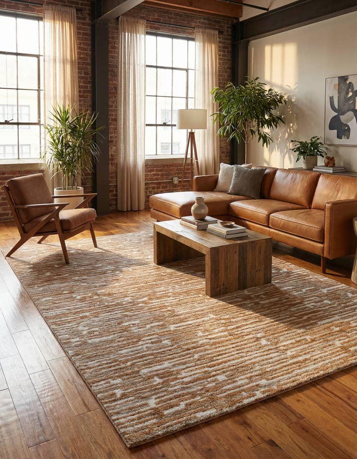 Detail image of 9' x 12' Sepia Rug