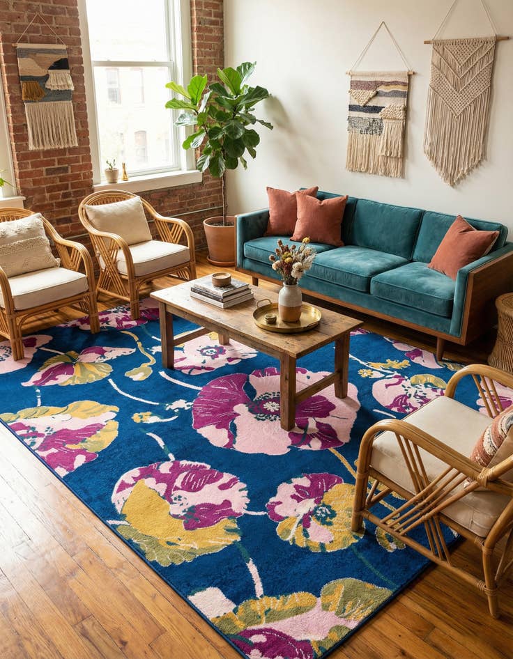 Detail image of 9' x 12' Bloom Rug