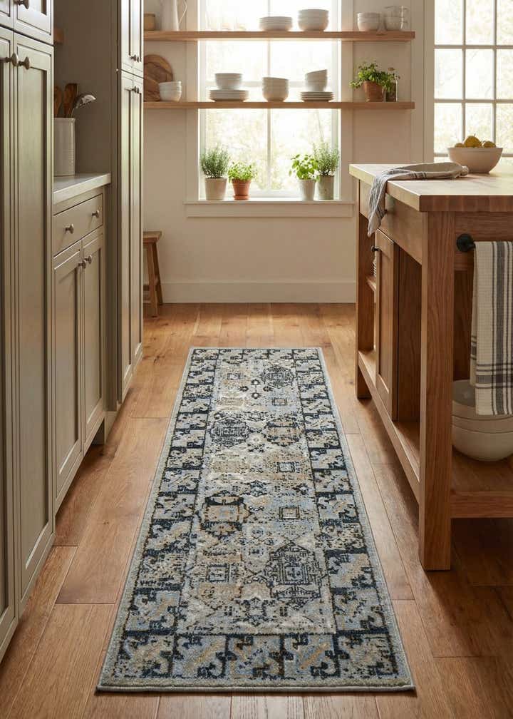 2' x 6' Kamala Washable Runner Rug
