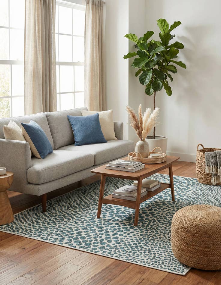 Detail image of 4' x 6' Washable Jill Zarin Cape Town Indoor / Outdoor Rug