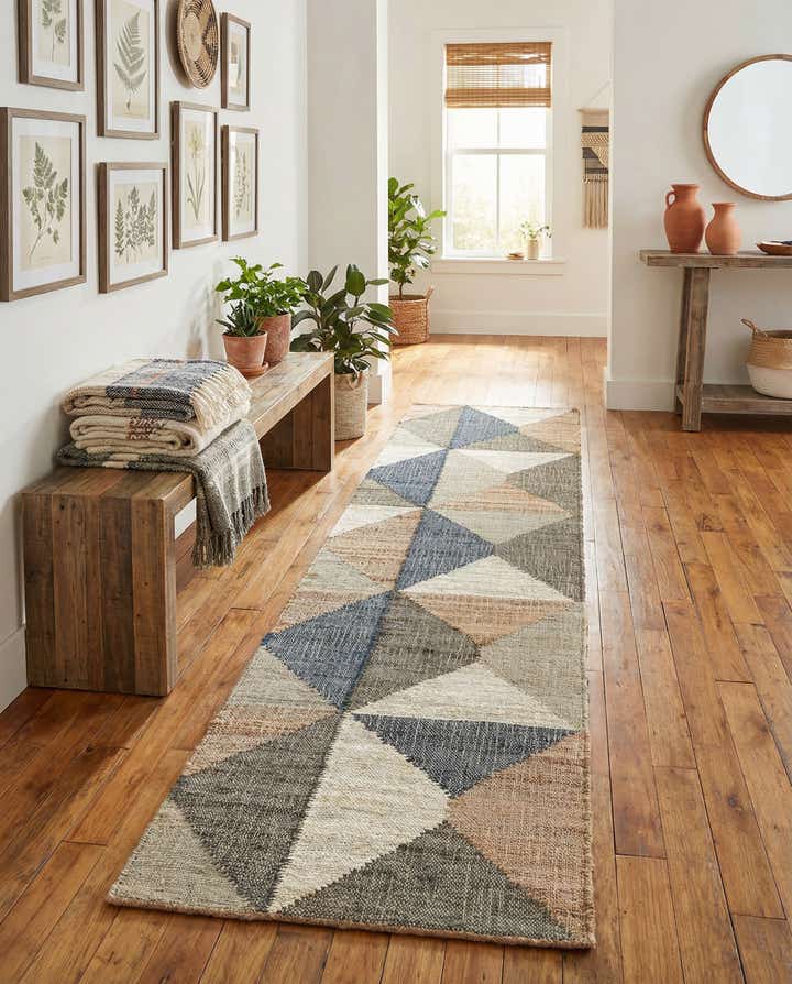 2' x 8' Hand Woven Kala Handwoven Jute Runner Rug