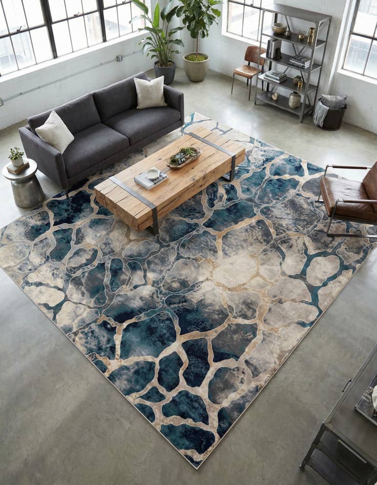 Detail image of 10' x 10' Ethereal Square Rug