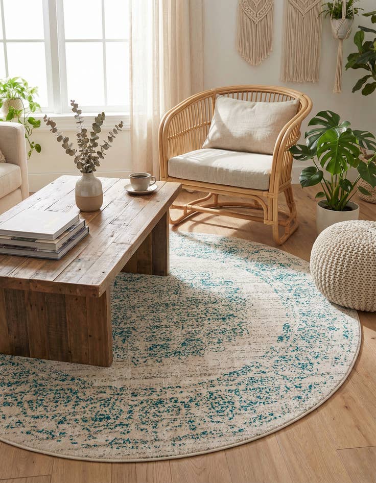 Detail image of 5' 3 x 5' 3 Aarhus Round Rug