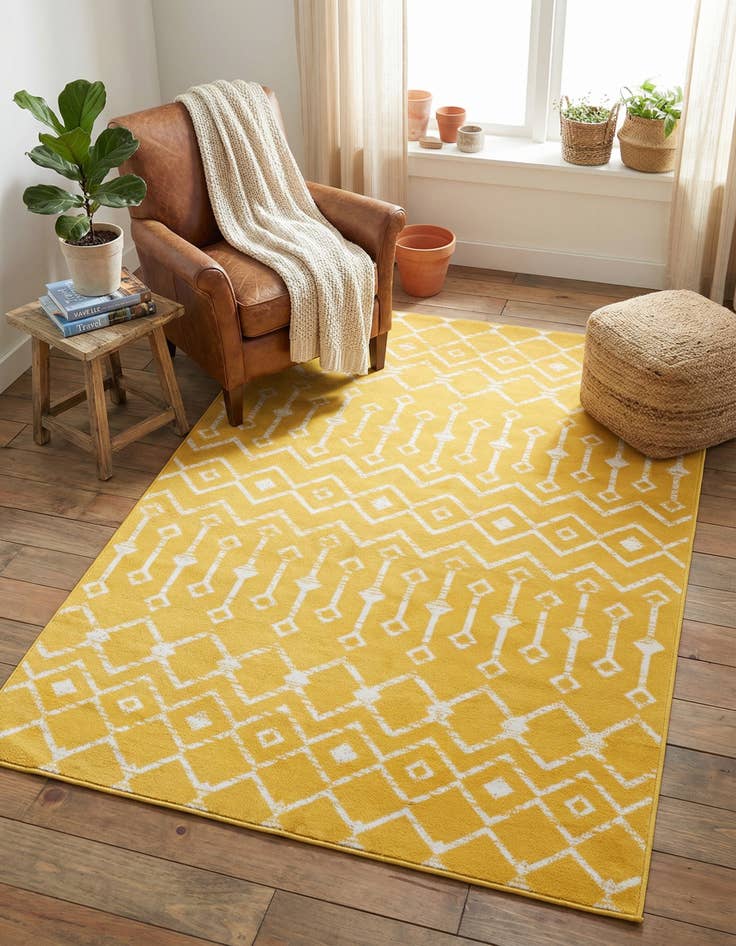 Detail image of 4' x 6' Kasbah Trellis Rug