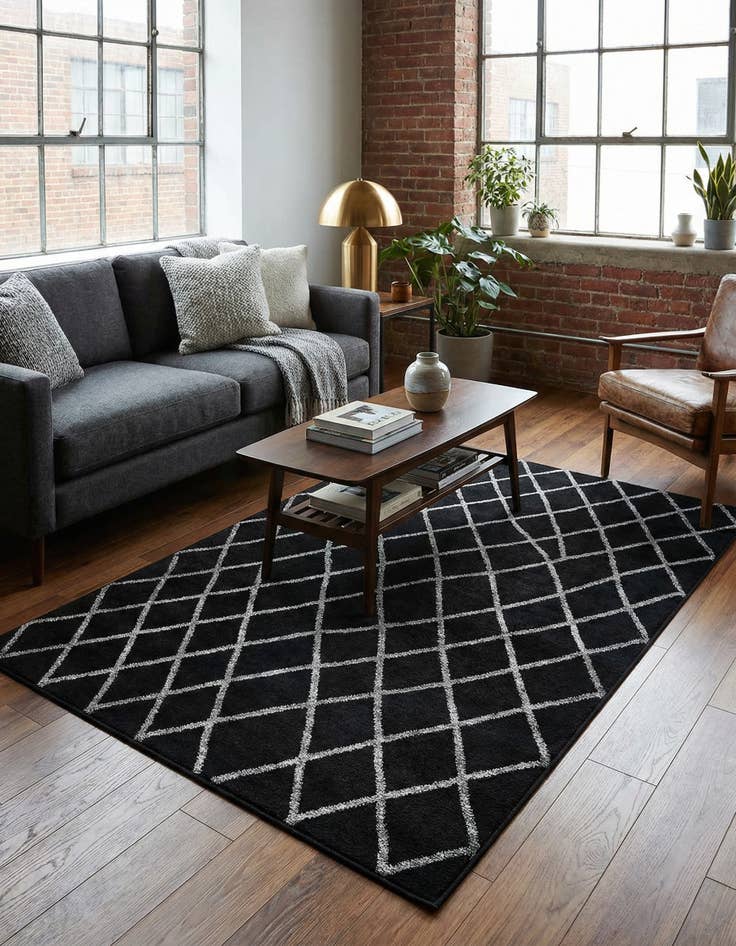 Detail image of 4' x 6' Vogue Geo Rug