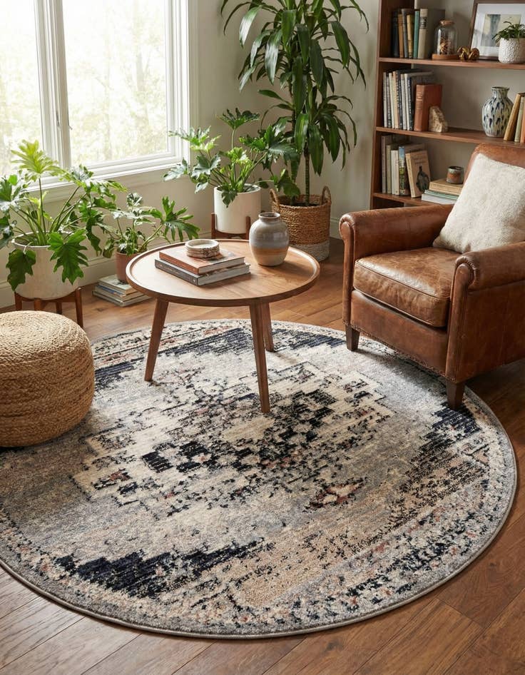 Detail image of 7' x 7' Tucson Round Rug