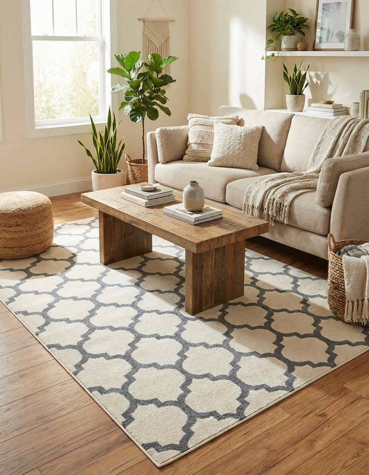 Detail image of 6' x 9' Lattice Rug