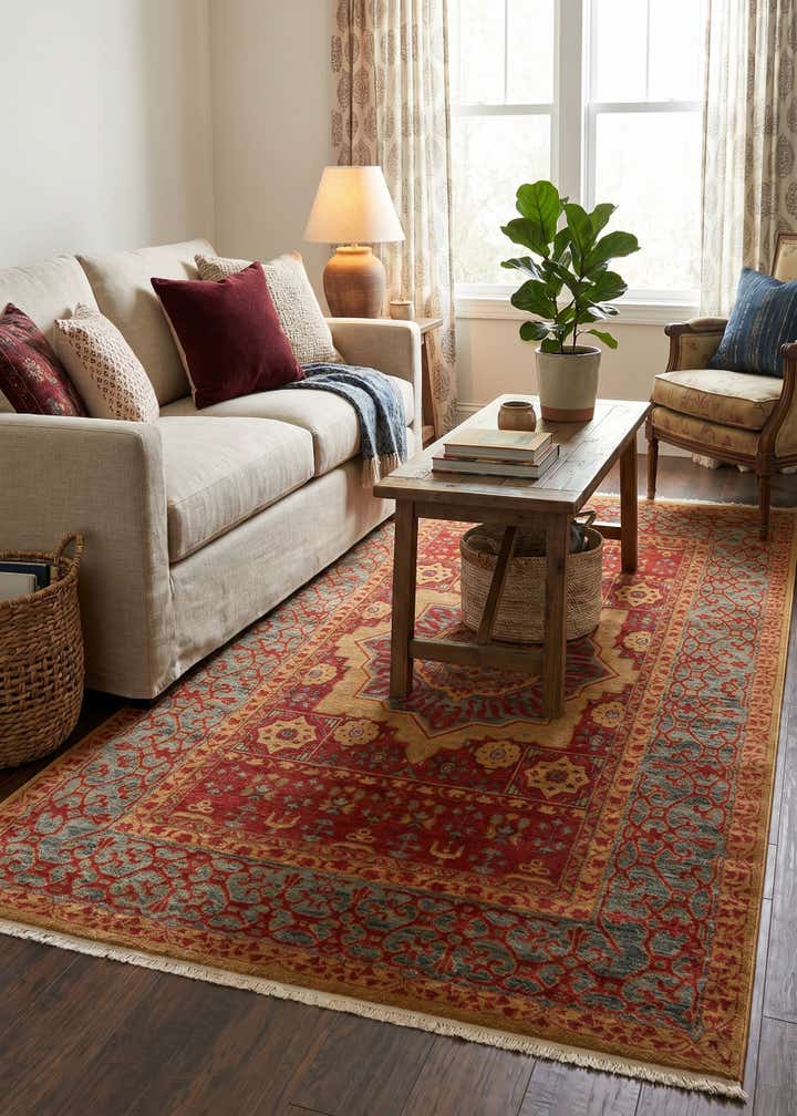 6' x 9' Mamluk Rug