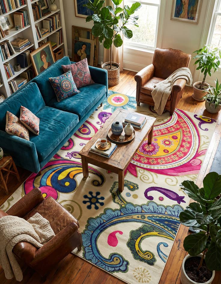 Detail image of 8' x 11' Washable Casablanca Rug