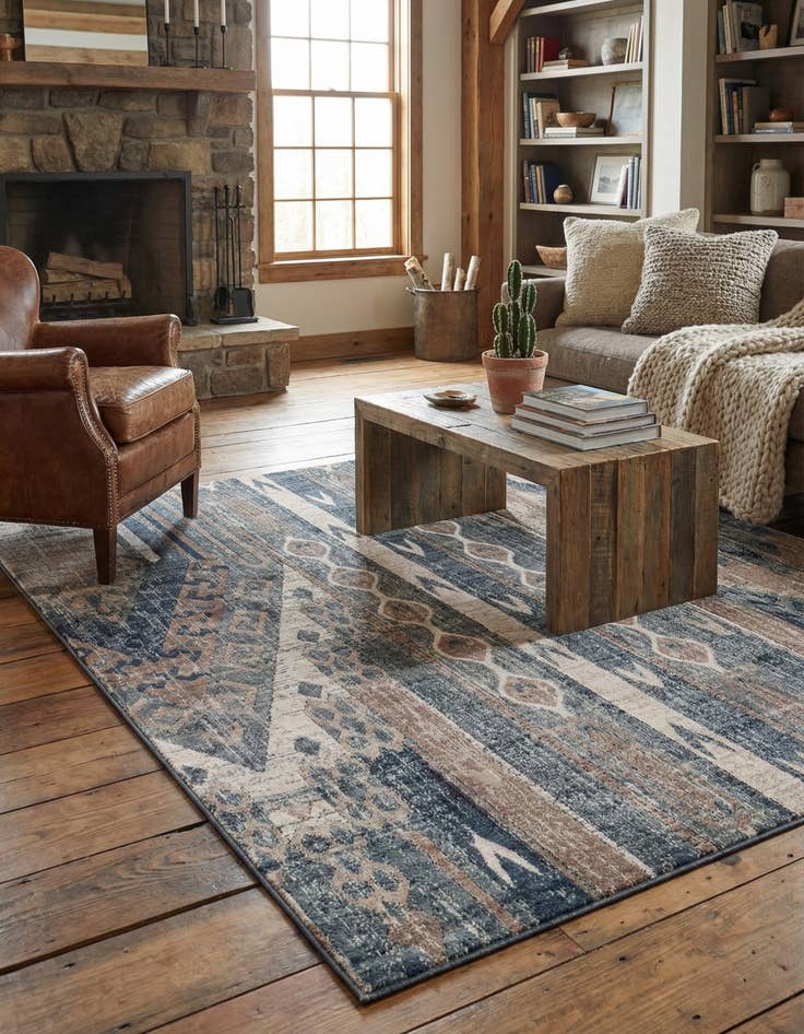 Detail image of 7' 10 x 7' 10 Oregon Square Rug