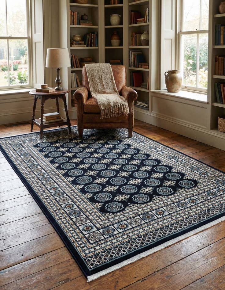 Detail image of 5' 3 x 8' Nain Design Rug