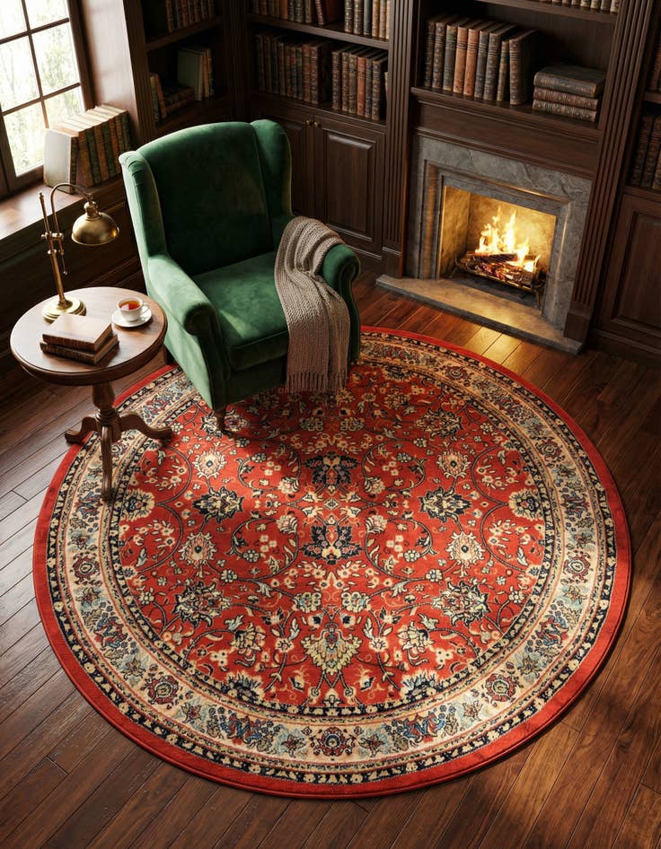 Detail image of 7' 10 x 7' 10 Yasmin Round Rug