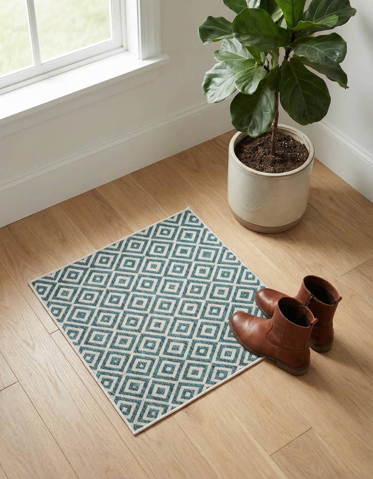 Detail image of 1' 4 x 1' 4 Washable Jill Zarin Costa Rica Indoor / Outdoor Sample Rug