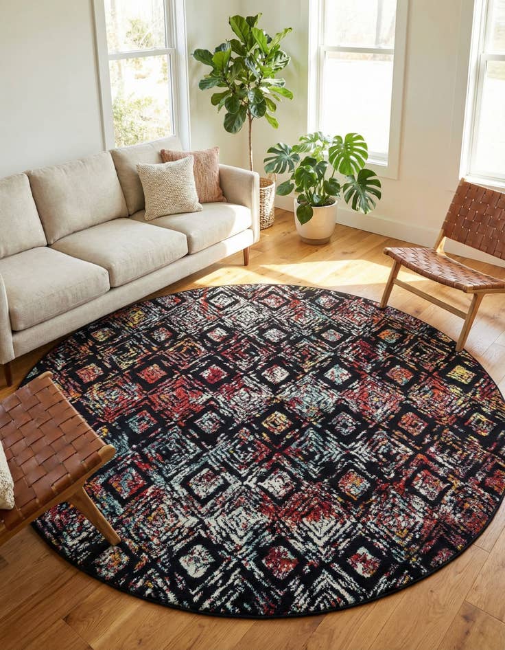 Detail image of 7' 10 x 7' 10 Madeline Round Rug