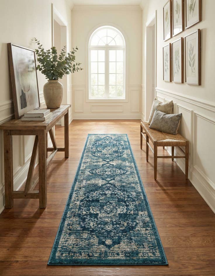 Detail image of 2' 7 x 12' Stockholm Runner Rug